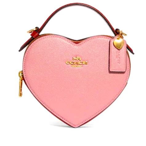 coach crossbody heart purse|coach heart shape small purse.